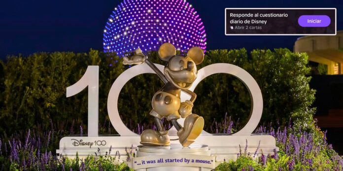 Respuestas del cuestionario del 26 de octubre de Disney 100 años TikTok