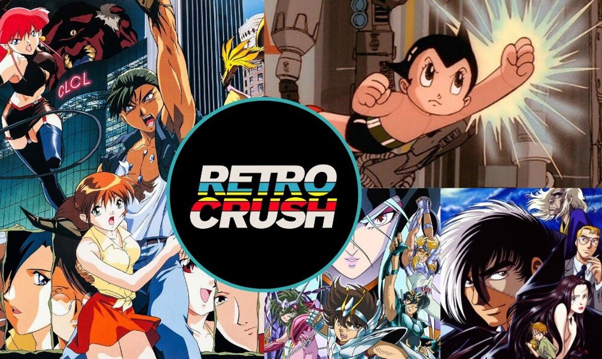 Retrocrush TV anime estilo vintage