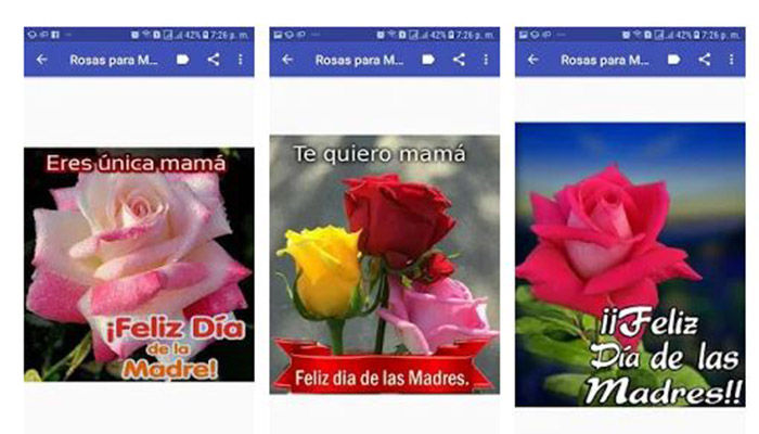 Rosas y Poemas para mama app