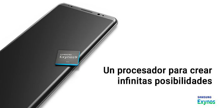 Samsung Exynos 9 con logo