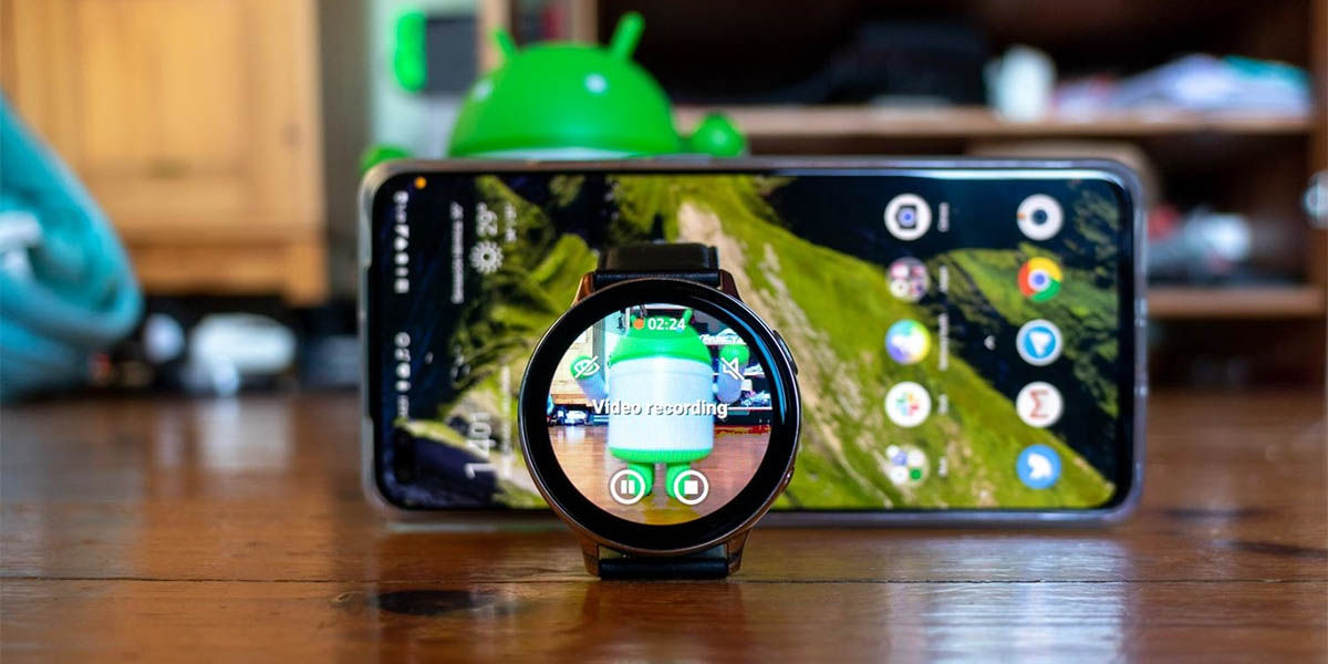Samsung Galaxy Watch 4 y 5 zoom ajustable camara