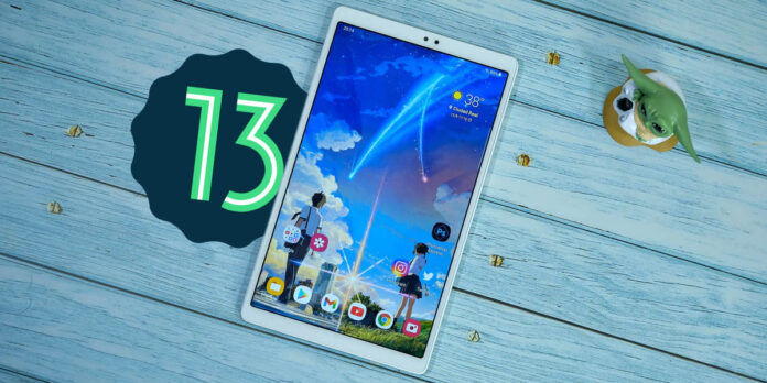 Samsung galaxy tab a7 lite actualiza android 13