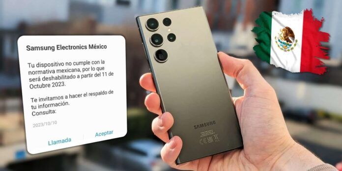 Samsung tu dispositivo no cumple con la normativa mexicana por que