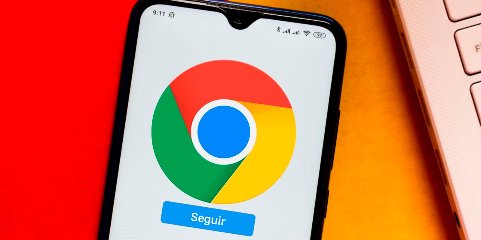Seguir paginas web favoritos Chrome Android