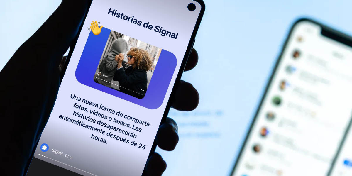 Signal ya prueba las Stories a lo Instagram
