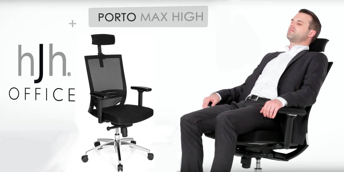 Silla ejecutiva HJH Office Porto Max High comoda confortable profesional económica