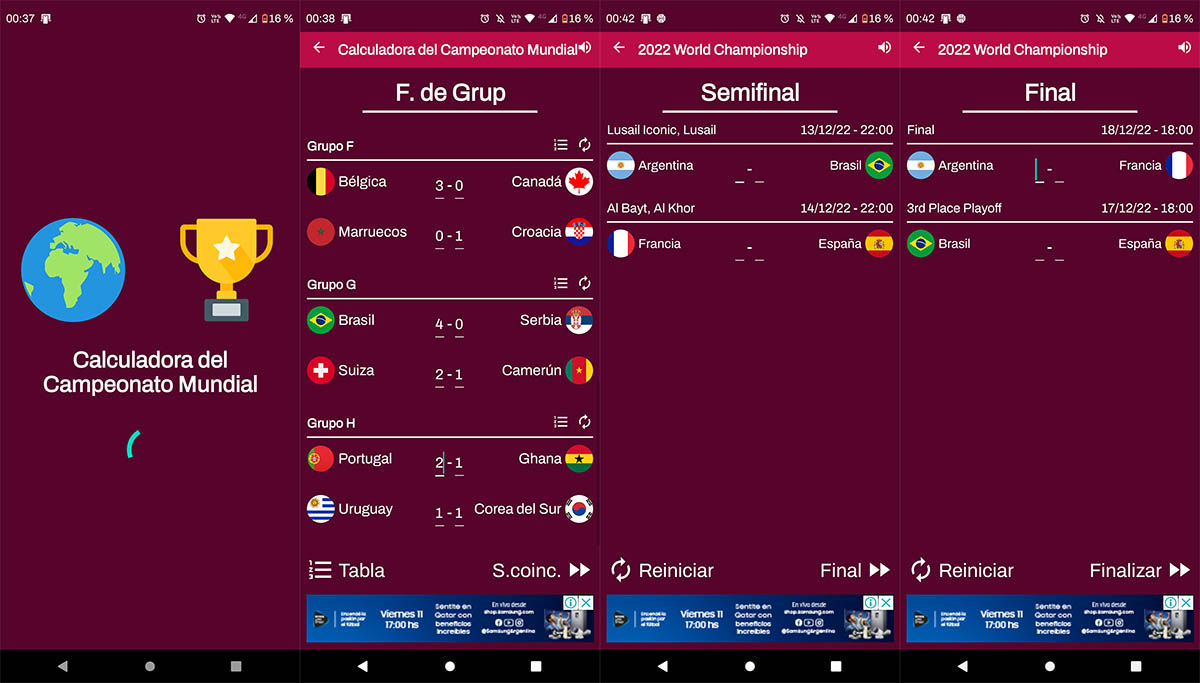 Simular Mundial Qatar 2022 en Android