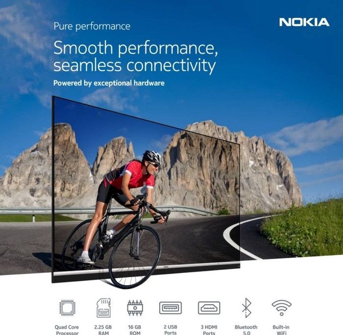Smart TV Nokia 55 pulgadas especificaciones