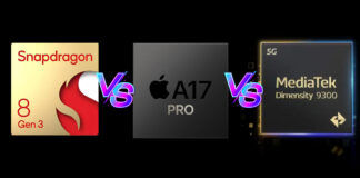 Snapdragon 8 Gen 3 vs Apple A17 Pro vs Dimensity 9300 comparativa cual es mejor