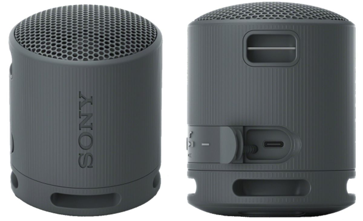 Sony SRS-XB100 altavoz parte frontal y trasera
