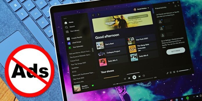 SpotX la version de Spotify para Windows sin anuncios gratis