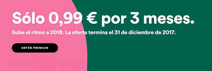 Spotify Premium 3 meses 1 euro