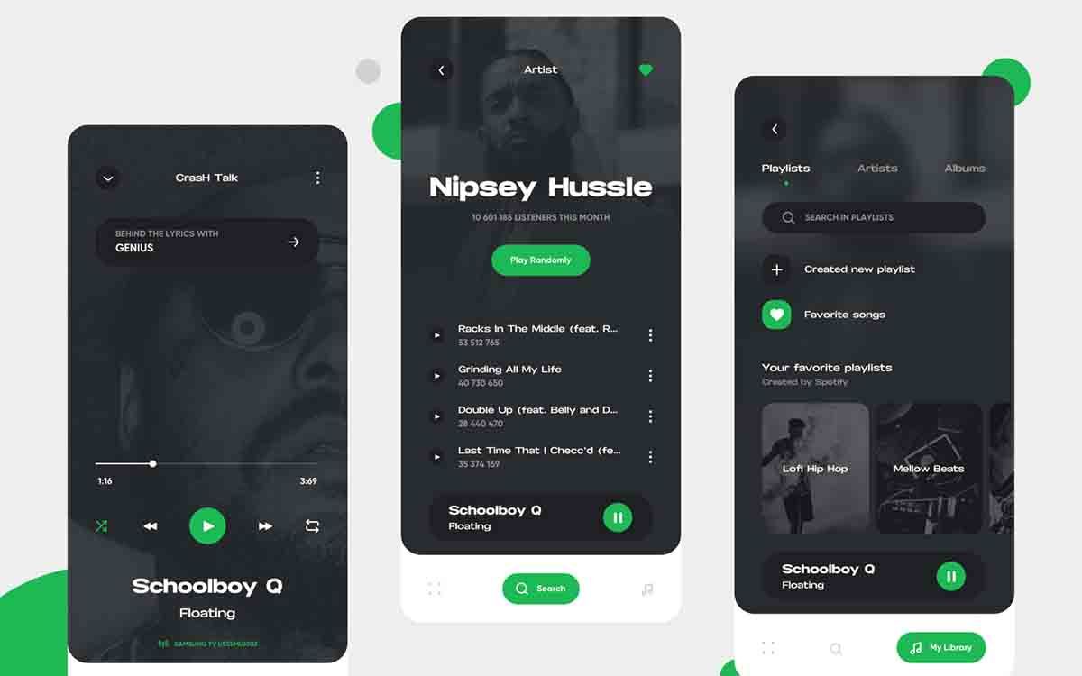 Spotify app modo conducción