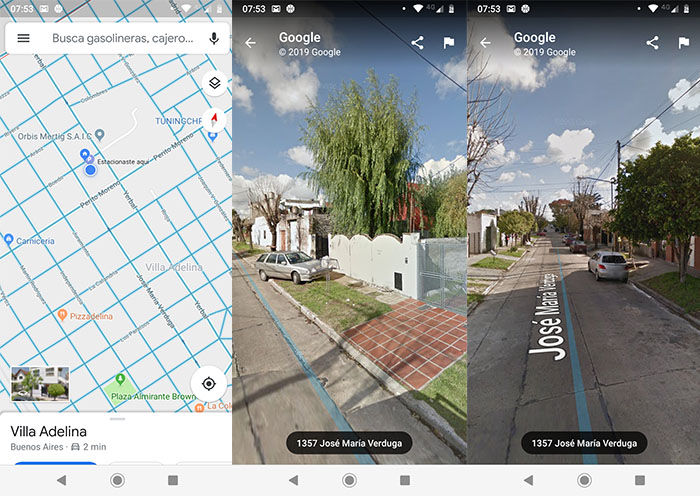 Street View en Google Maps