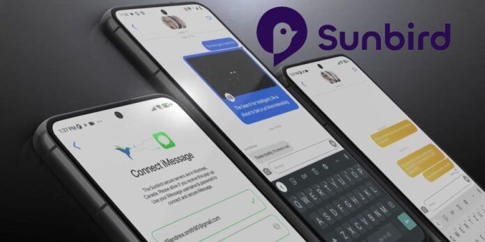 Sunbird como usar iMessage en Android con esta app