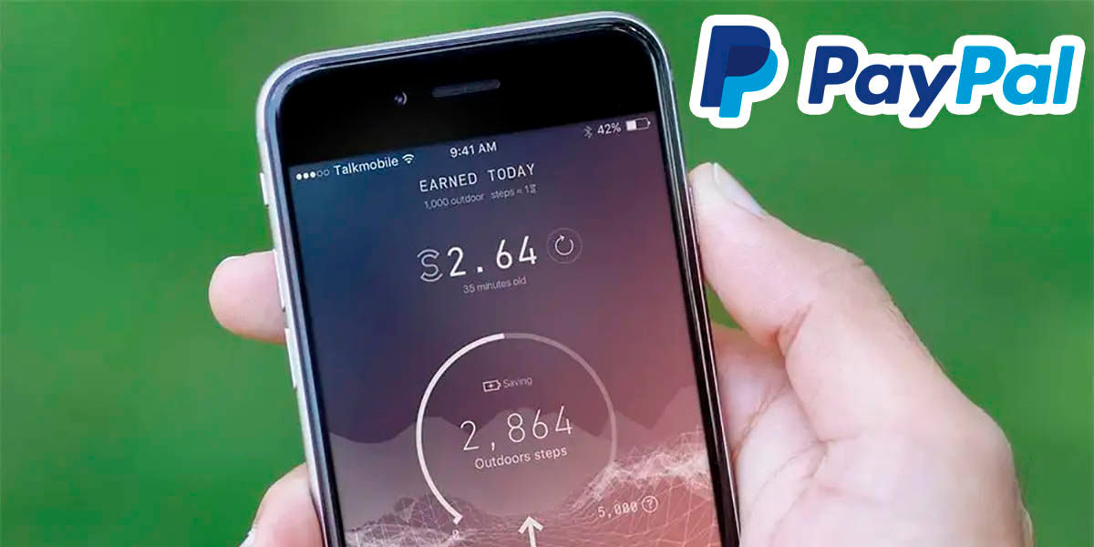 Sweatcoin permite retirar dinero por PayPal