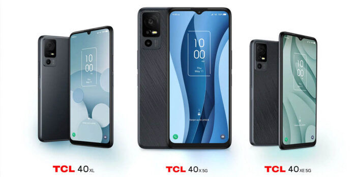 TCL 40 X 5G, TCL 40 XE 5G y TCL 40 XL lanzamiento caracteristicas