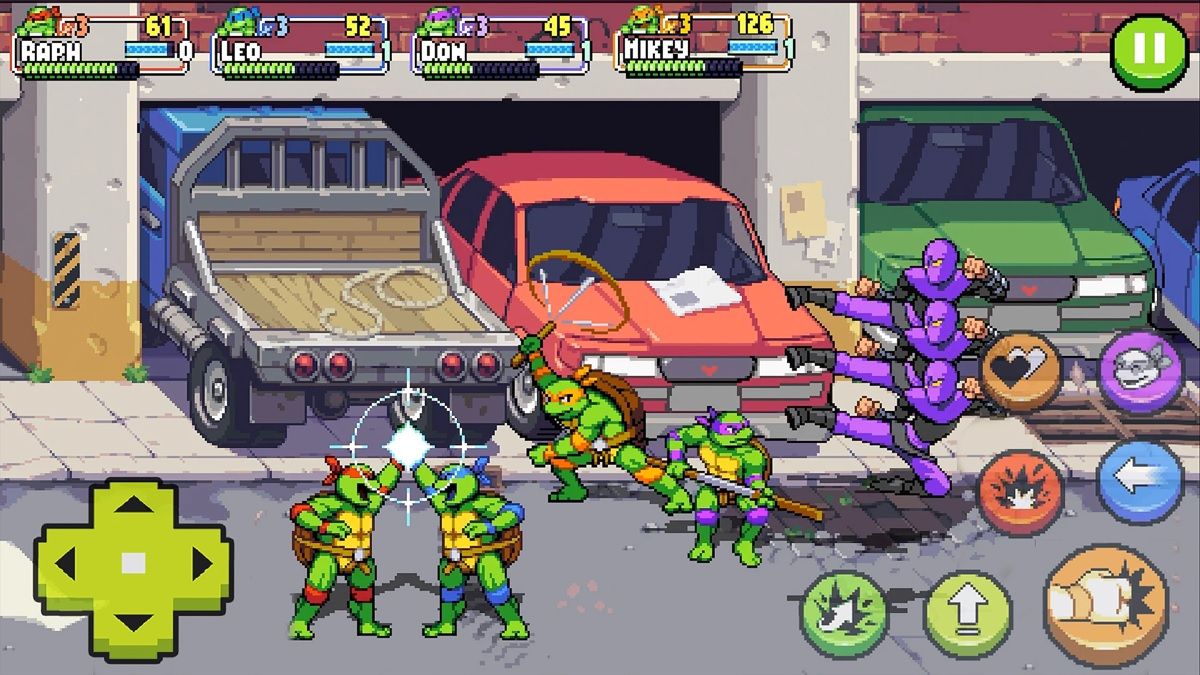 TMNT Shredder's Revenge juego de las tortugas ninja para android