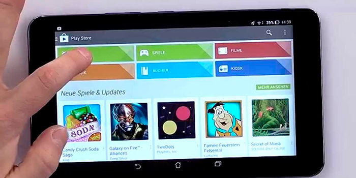 Tablets sin Play Store