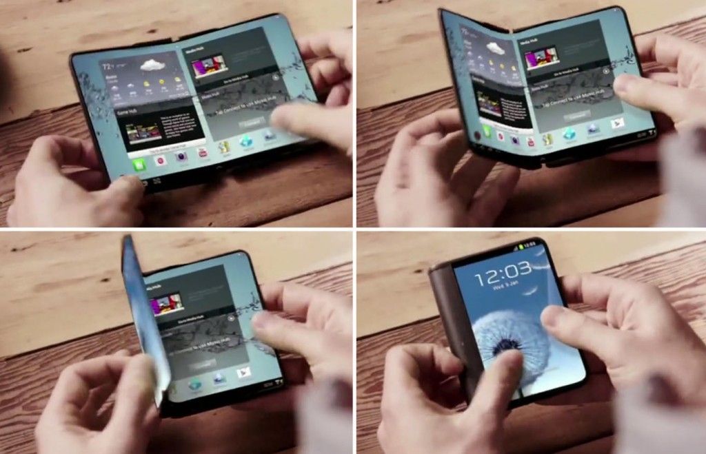 Teléfono plegable de Samsung
