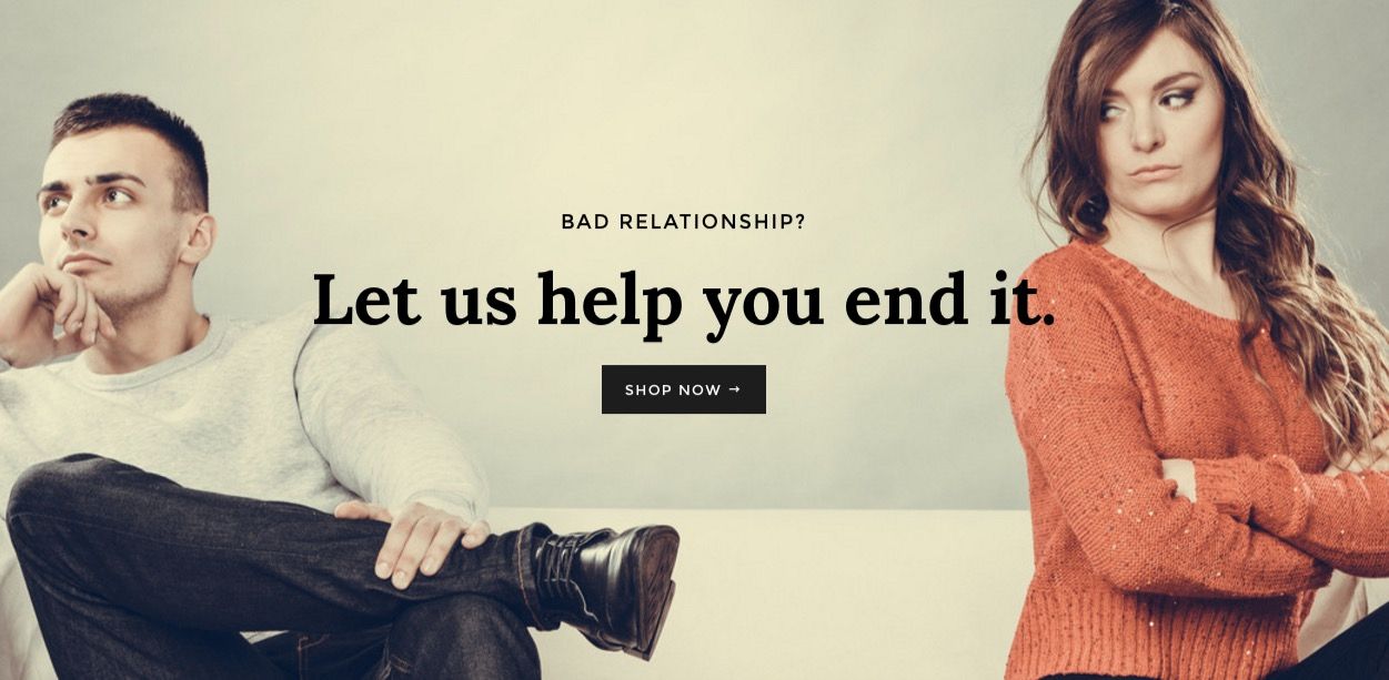 The Breakup Shop, aplicación para romper con tu pareja