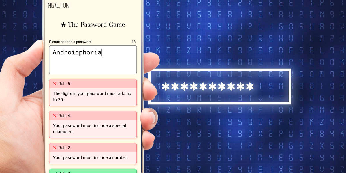 The Password Game cómo jugar al juego de la contraseña desde el móvil