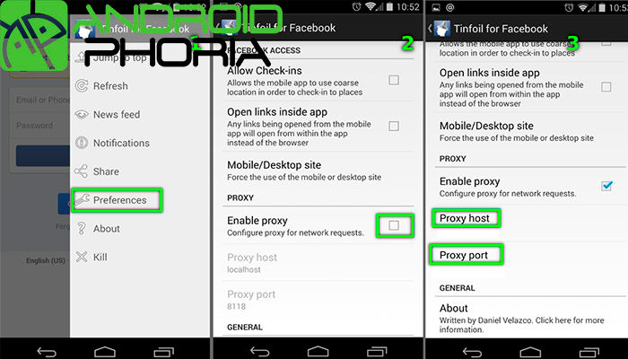 Tinfoil for Facebook para móviles Android
