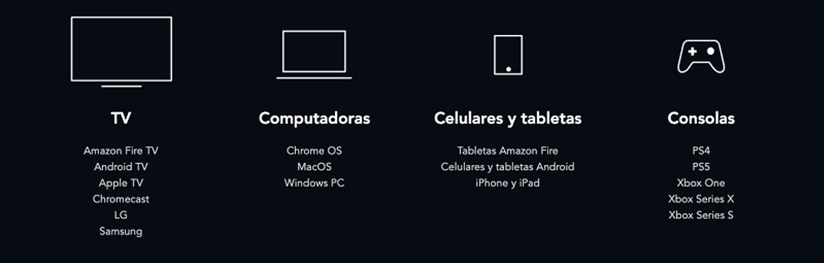 Todos los dispositivos y plataformas donde puedes descargar Star Plus en Latinoamérica
