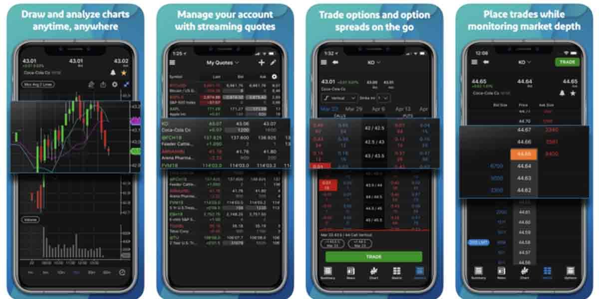 TradeStation app trading Android iPhone
