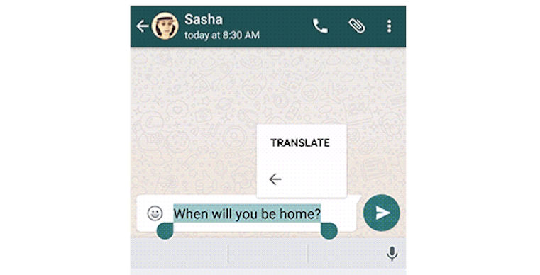 Traducir los mensajes que enviamos desde las aplicaciones con Google Translate