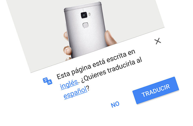 Traductor de Chrome en Android