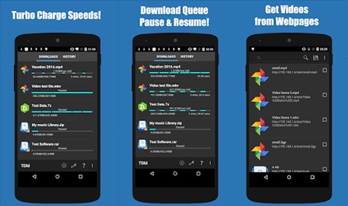 Turbo Download Manager para Android