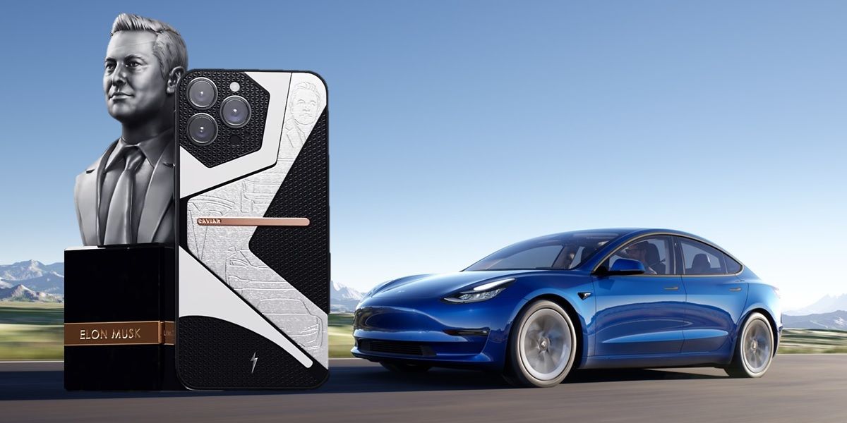 Usan restos de un Tesla para crear un iPhone 13 Pro exclusivo