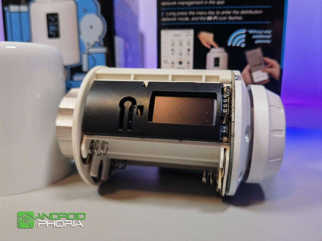 Valvula radiador termostatica inteligente EZAIOT pantalla OLED