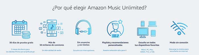 Ventajas Amazon Music
