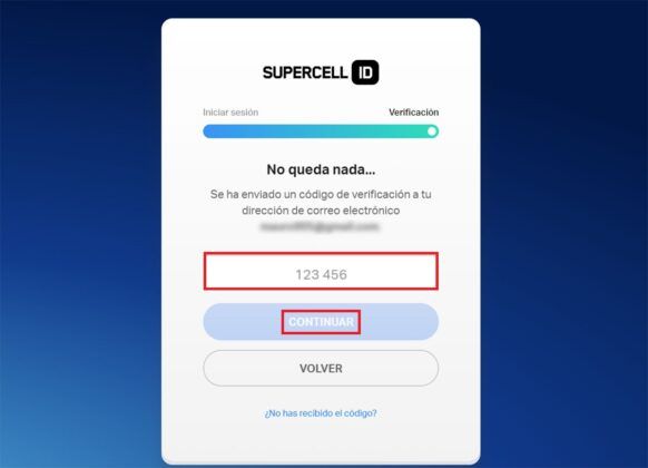 Verificar cuenta de Supercell ID