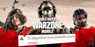 Warzone Mobile no es compatible con mi dispositivo que hacer