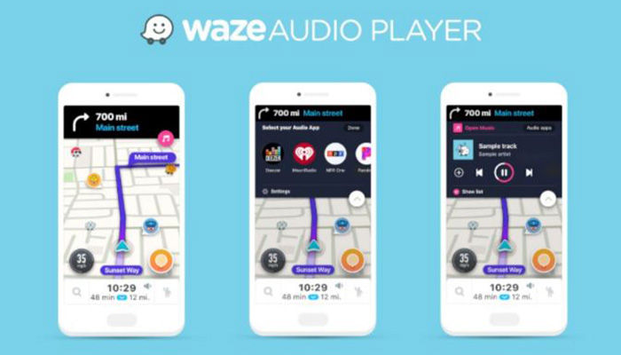 Waze audio player