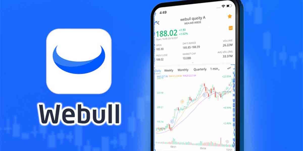Webull app trading Android iPhone