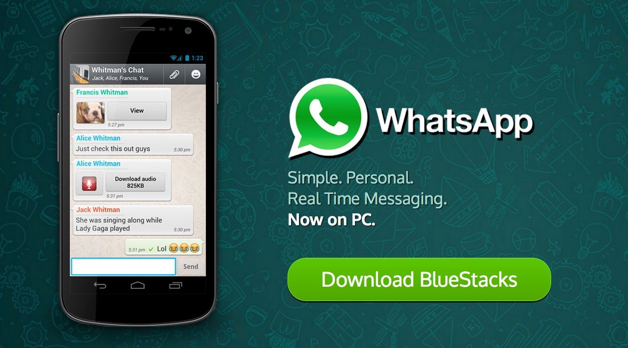 WhatsApp en Windows con BlueStacks