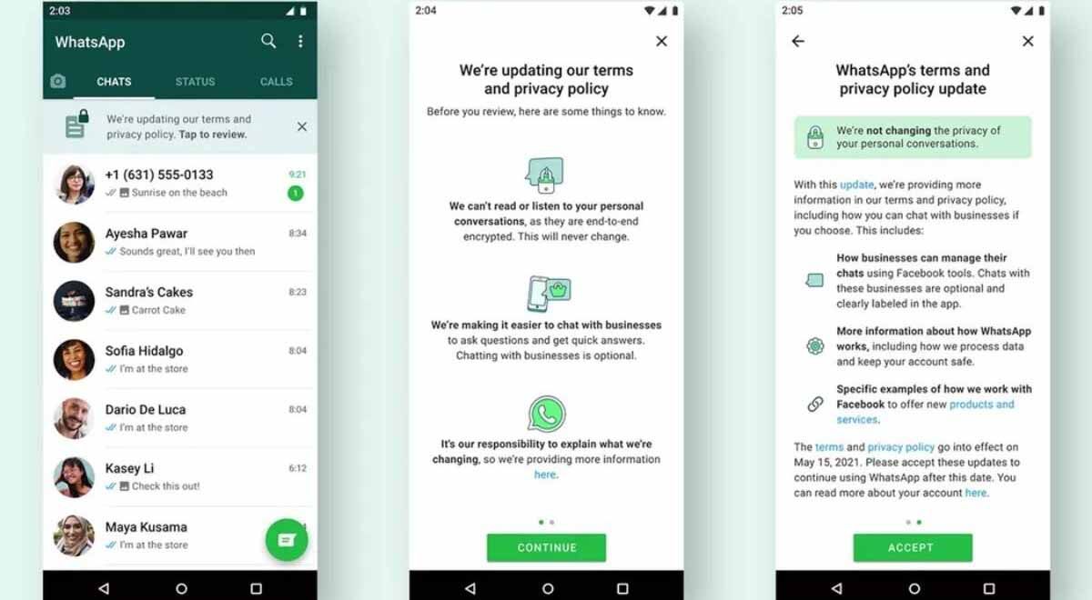 WhatsApp mostrará un banner que te explicará los cambios en su política de privacidad