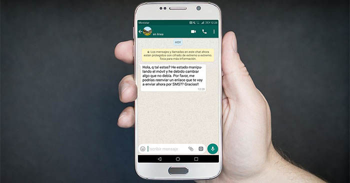 WhatsApp se puede hackear por un enlace de un SMS