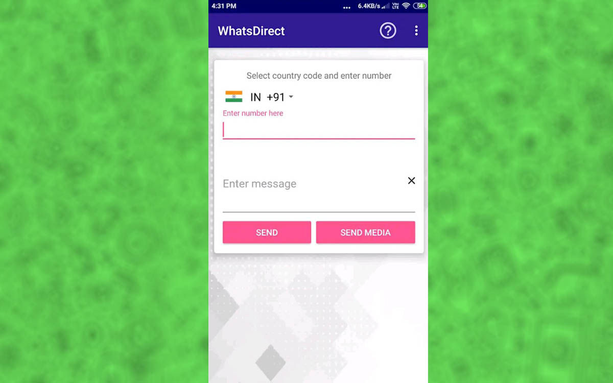 WhatsDirect App