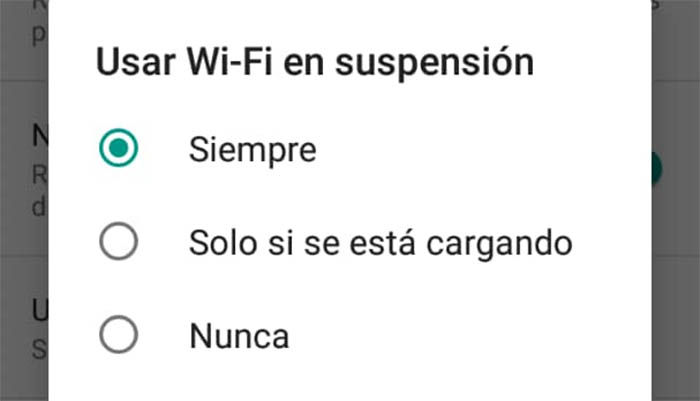 WiFi en suspension