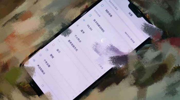 Xiaomi Mi 7 parte frontal