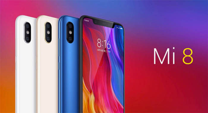 Xiaomi Mi 8 colores