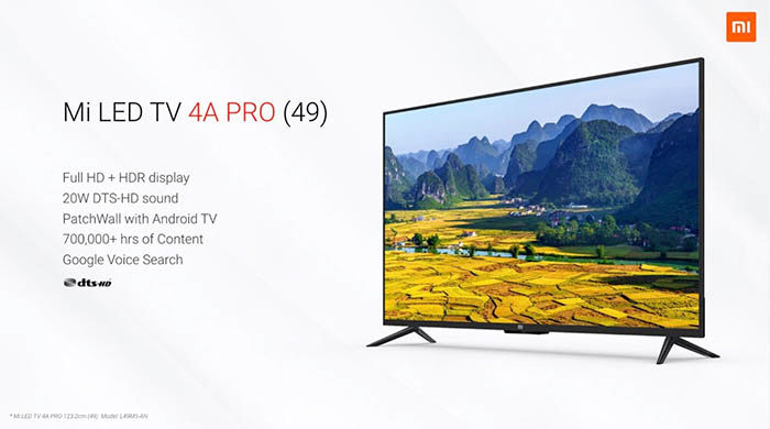 Xiaomi Mi LED TV 4A Pro 49