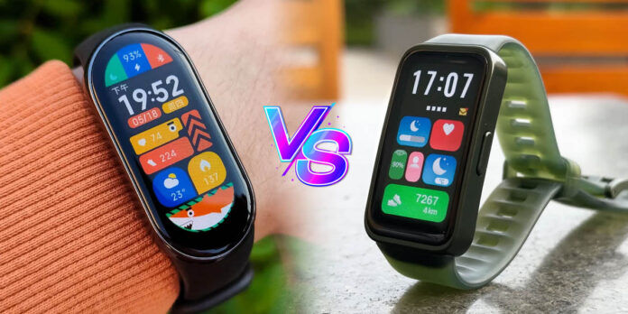 Xiaomi smart band 8 vs Huawei band 8 comparativa