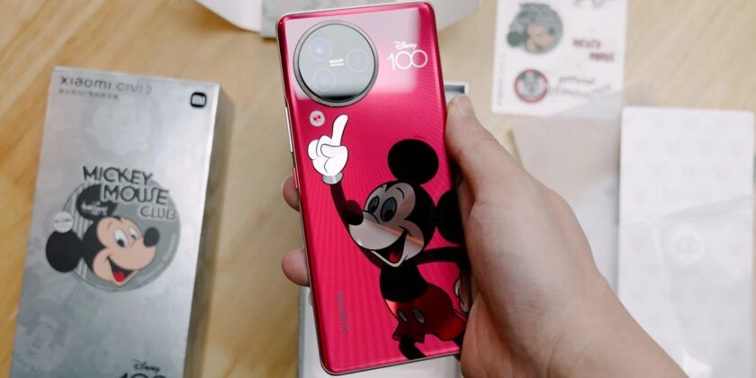 Xiaomi x Disney 100th Limited Edition movil mickey mouse