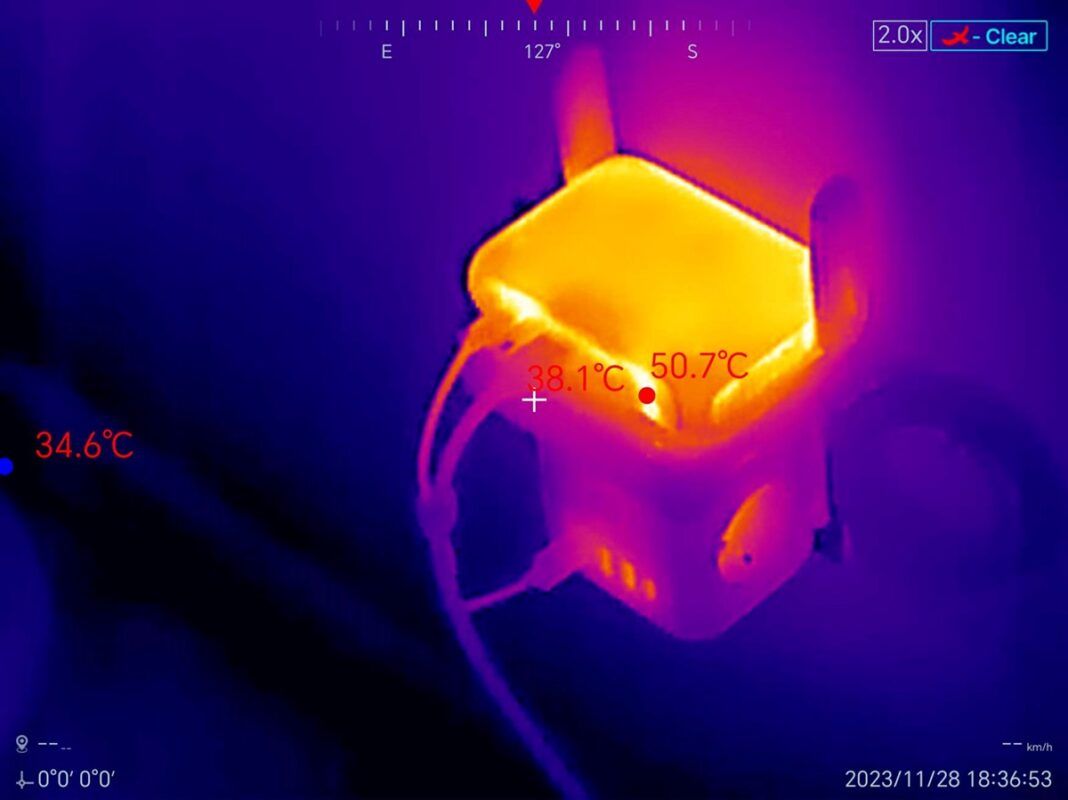 Xinfrared X2 XH09 imagen termica de cargador